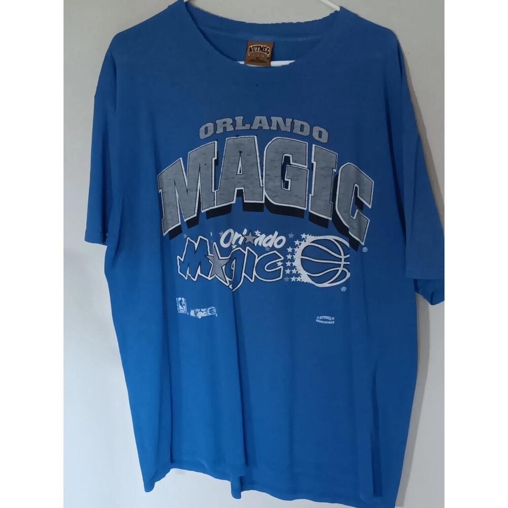 90S Orlando Magic Tshirt Blue Size Xl